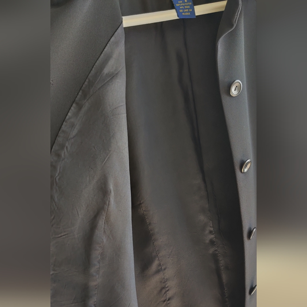 Charter Club Women's Black Jacket Size 6 - Picture 7 of 9